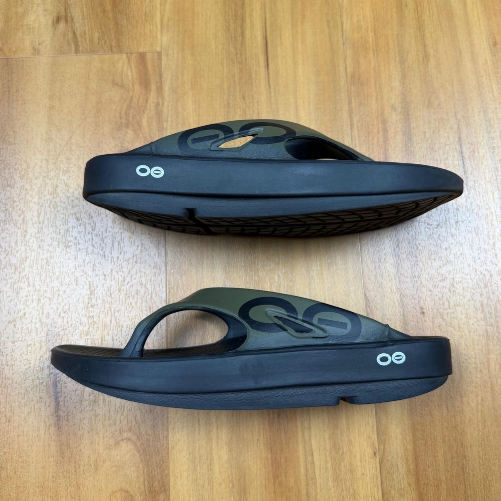 OOFOS OOriginal Sport Recovery Sandal Olive Green Black Mens 5, Womens 7 EU 38 - Picture 6 of 7